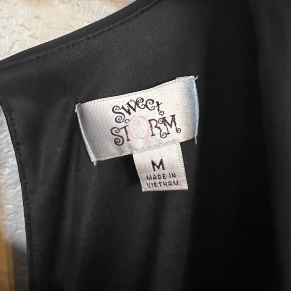 Sweet Storm, Black Dress, Size M - Picture 2 of 5